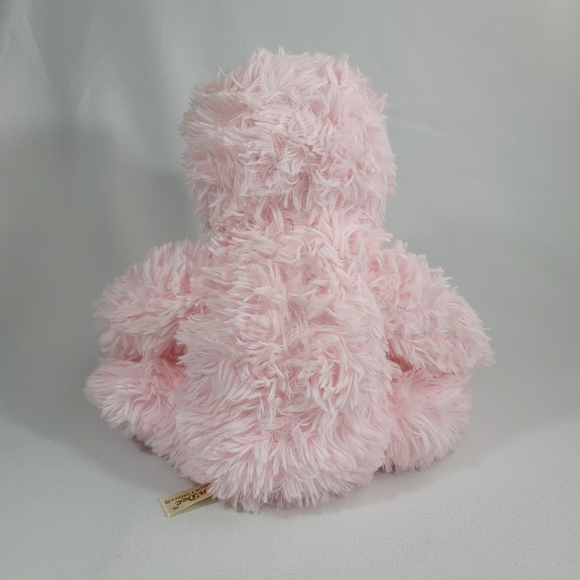 Dandee Pink Sitting Sloth Plush Plushie Stuffed Animal Toy Bow Valentine Lovey - Picture 5 of 13